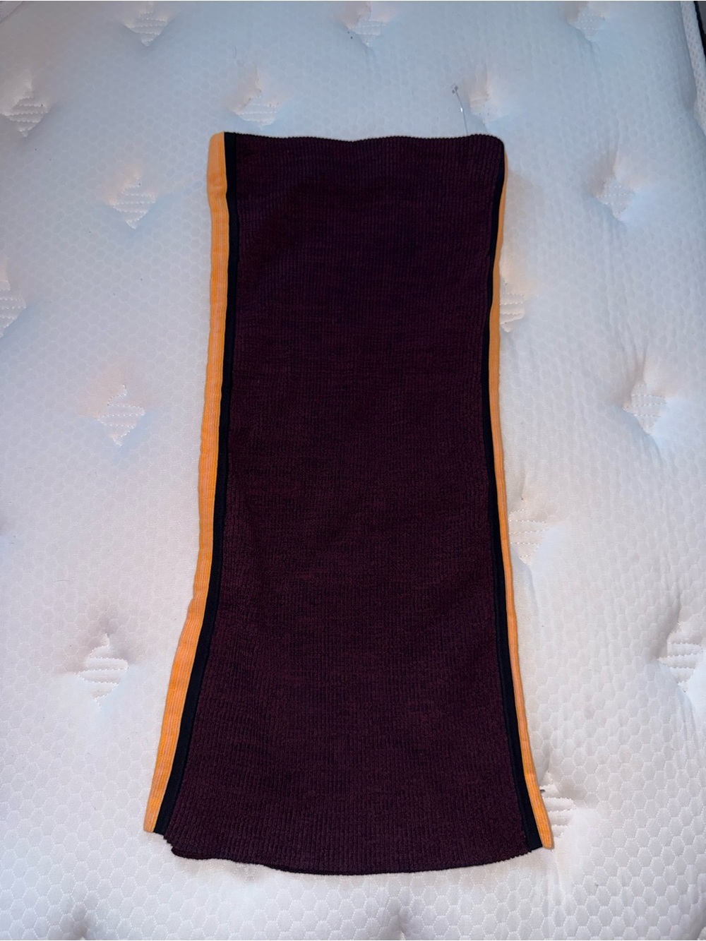 48. Scotch & Soda Burgundy and Black skirt